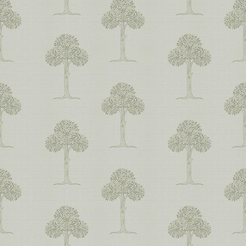 Mulberry Tree Wallpaper - Warm Grey on Natural - LAN100260 - Lucie Annabel - Premier Wallcovering