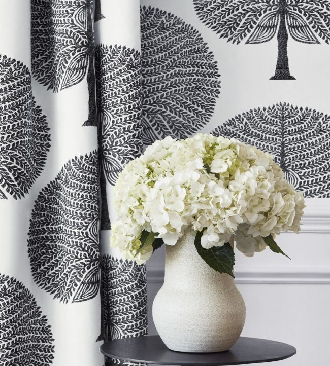 Mulberry Tree Wallpaper - Spa Blue - Thibaut - T10600 - Premier Wallcovering