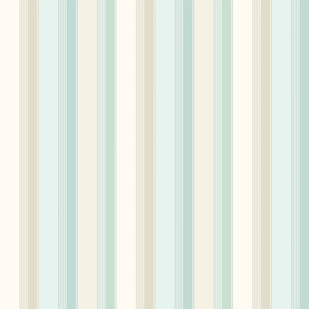 Multi Stripe Wallpaper - Turquoise - Ohpopsi - LBK50151W - Premier Wallcovering