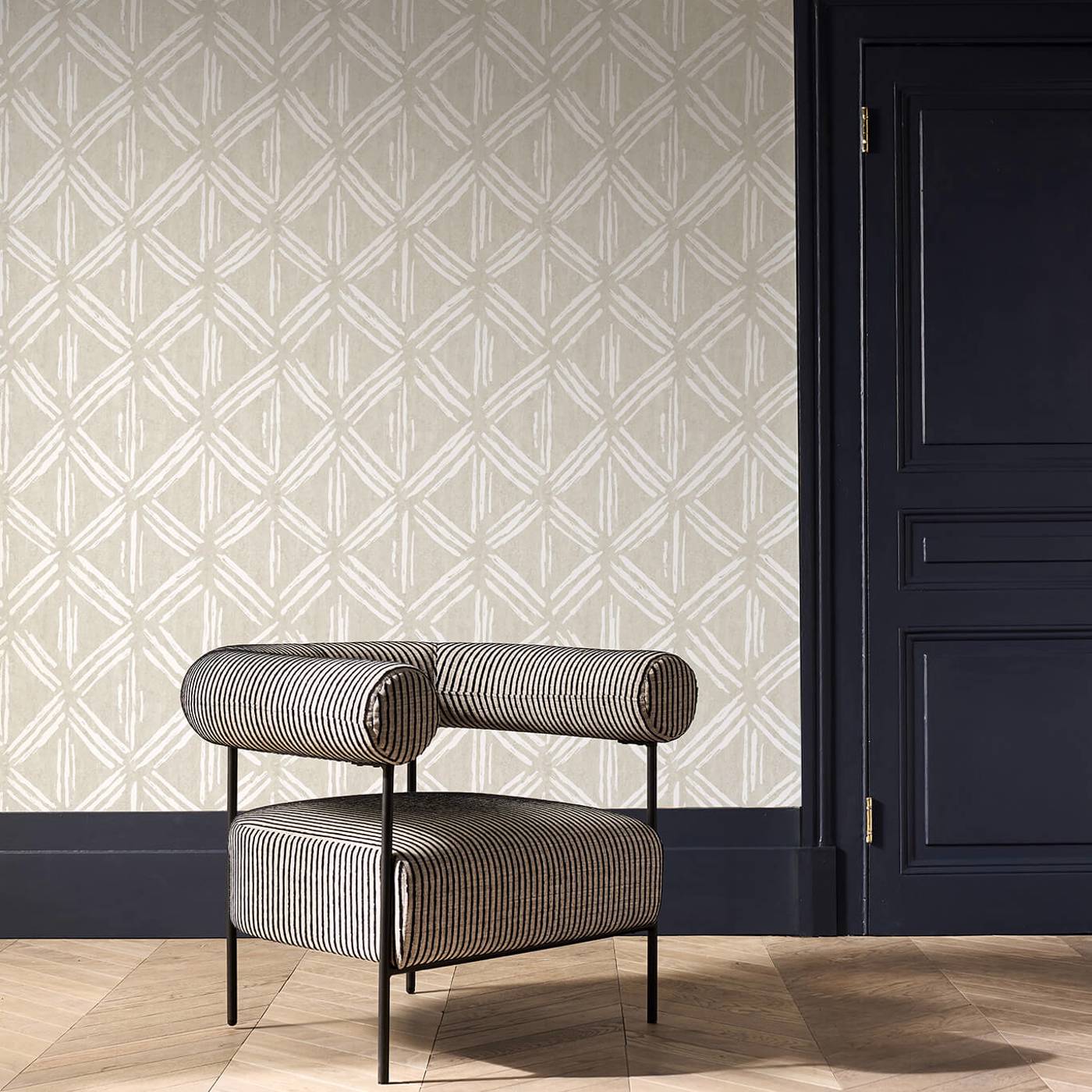 Murakami Wallpaper - Linen - Clarke & Clarke - W0228/03 - Premier Wallcovering