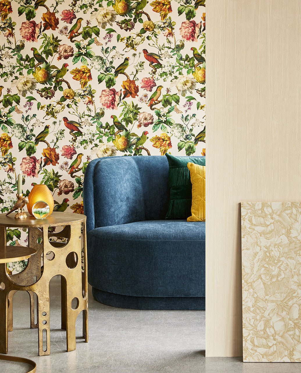 Museum Enchanted Floral Wallpaper - White / Cream - Eijffinger - 307301 - Premier Wallcovering