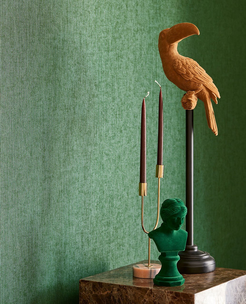 Museum Gradient Wallpaper - Green - Eijffinger - 307322 - Premier Wallcovering