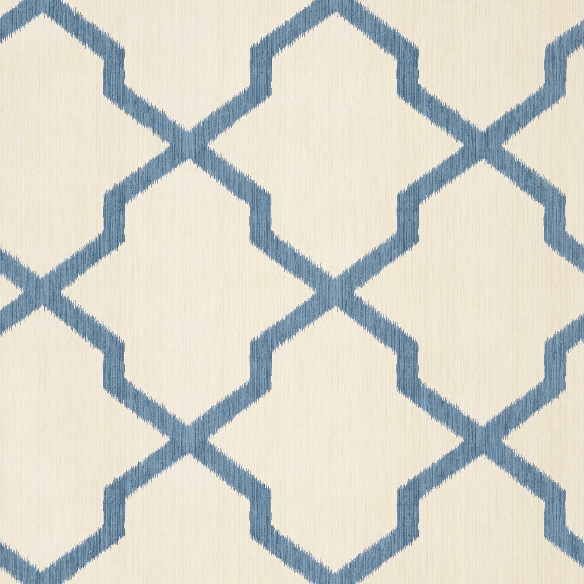 Myanmar Trellis Wallpaper - Navy - Thibaut - T36136 - Premier Wallcovering