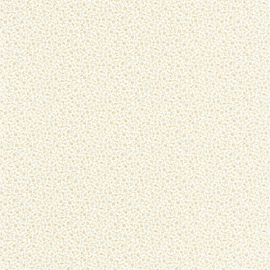 Myosotis Flower Market Wallpaper - Ficelle / Blanc - Casadeco - 89231111 - Premier Wallcovering