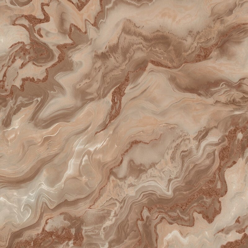 Mystic Marble Metallic Wallpaper - Brown/Rust - Elle Decoration - 10447 - 13 - Premier Wallcovering