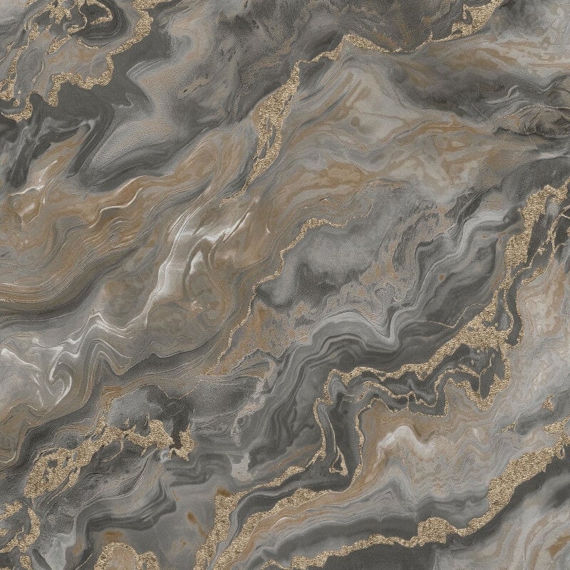 Mystic Marble Metallic Wallpaper - Taupe/Gold - Elle Decoration - 10447 - 37 - Premier Wallcovering