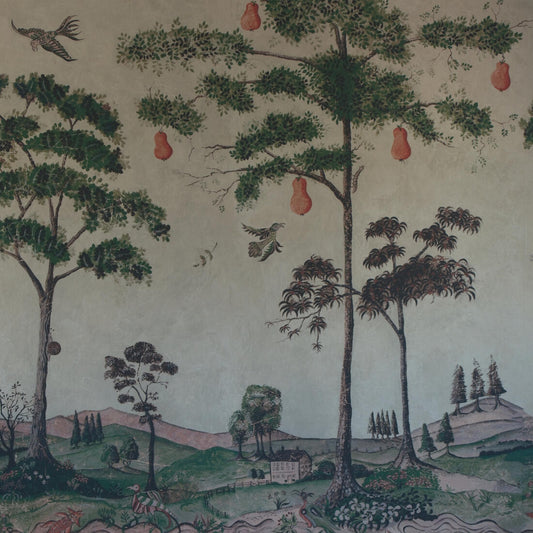 Mythical Land Wallpaper - Vellum - Andrew Martin - KKMYLAVE - Premier Wallcovering