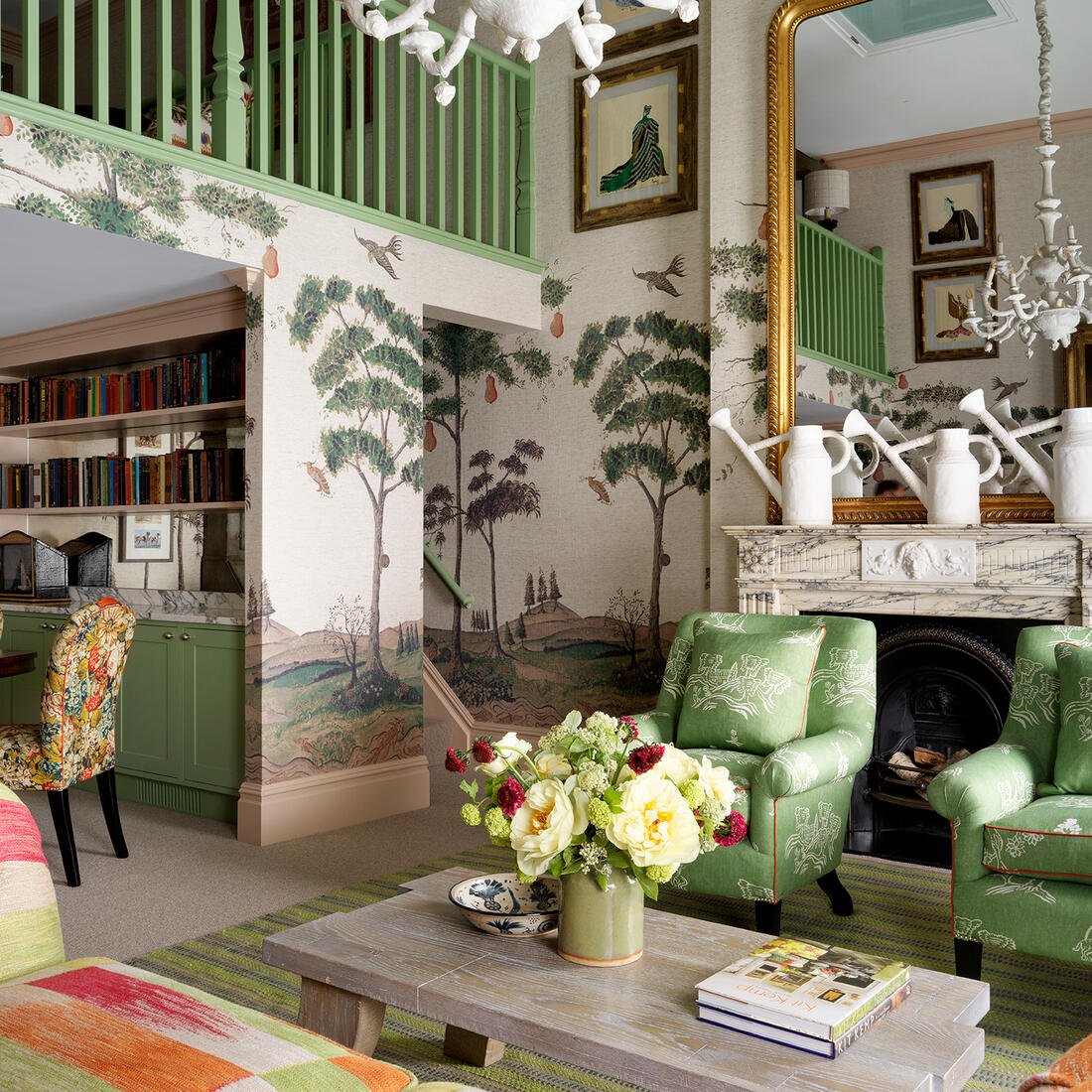 Mythical Land Wallpaper - Linen - Andrew Martin - KKMYLALIN - Premier Wallcovering