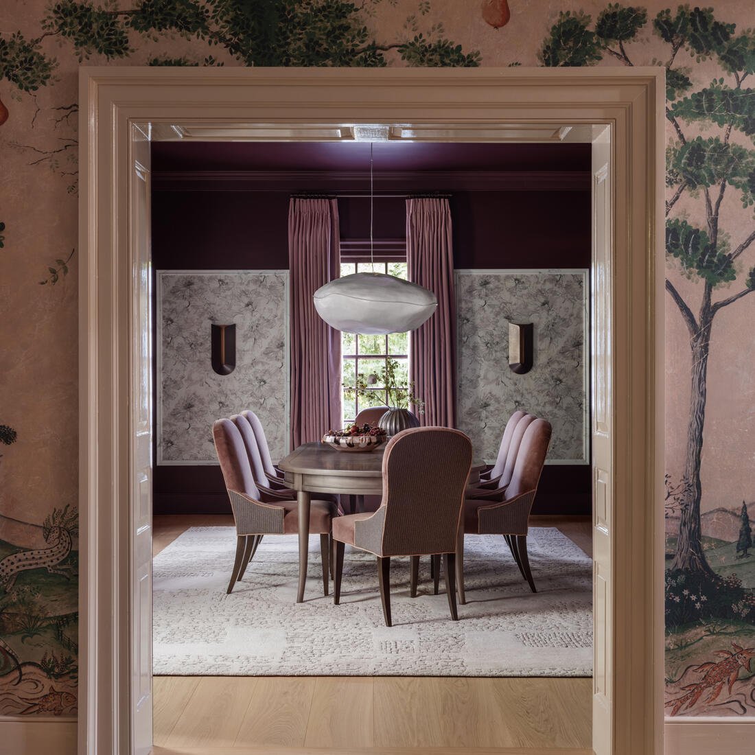 Mythical Land Wallpaper - Daybreak - Andrew Martin - KKMYLA - Premier Wallcovering