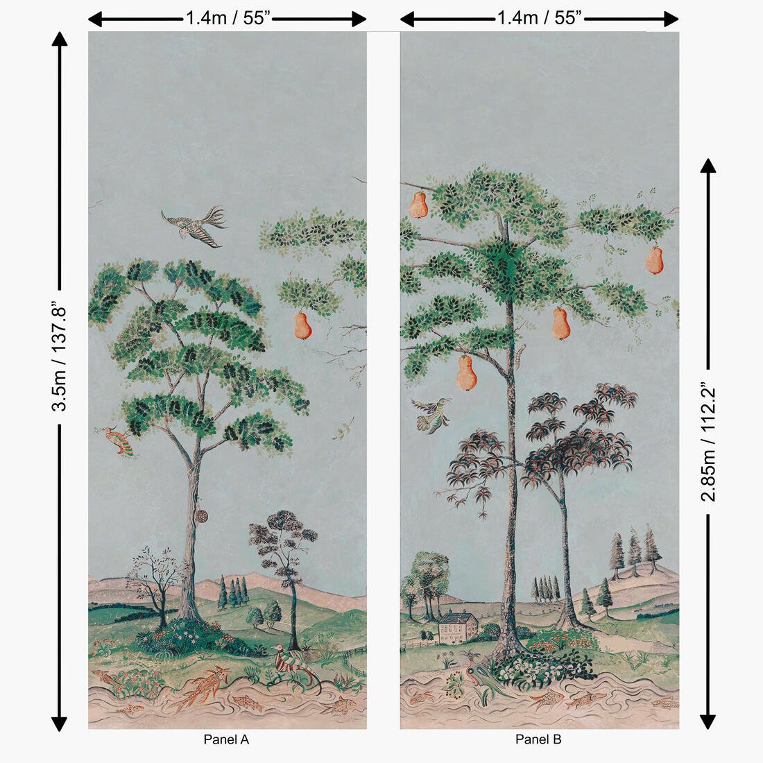 Mythical Land Wallpaper - Summer Storm - Andrew Martin - KKMYLASS - Premier Wallcovering