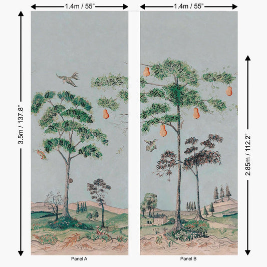 Mythical Land Wallpaper - Summer Storm - Andrew Martin - KKMYLASS - Premier Wallcovering