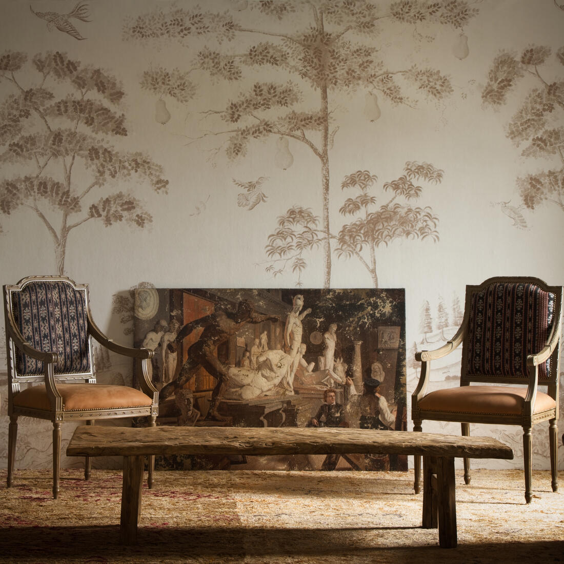 Mythical Land Wallpaper - Clay - Andrew Martin - KKMYLACL - Premier Wallcovering