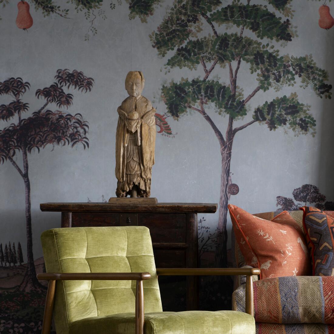 Mythical Land Wallpaper - Summer Storm - Andrew Martin - KKMYLASS - Premier Wallcovering