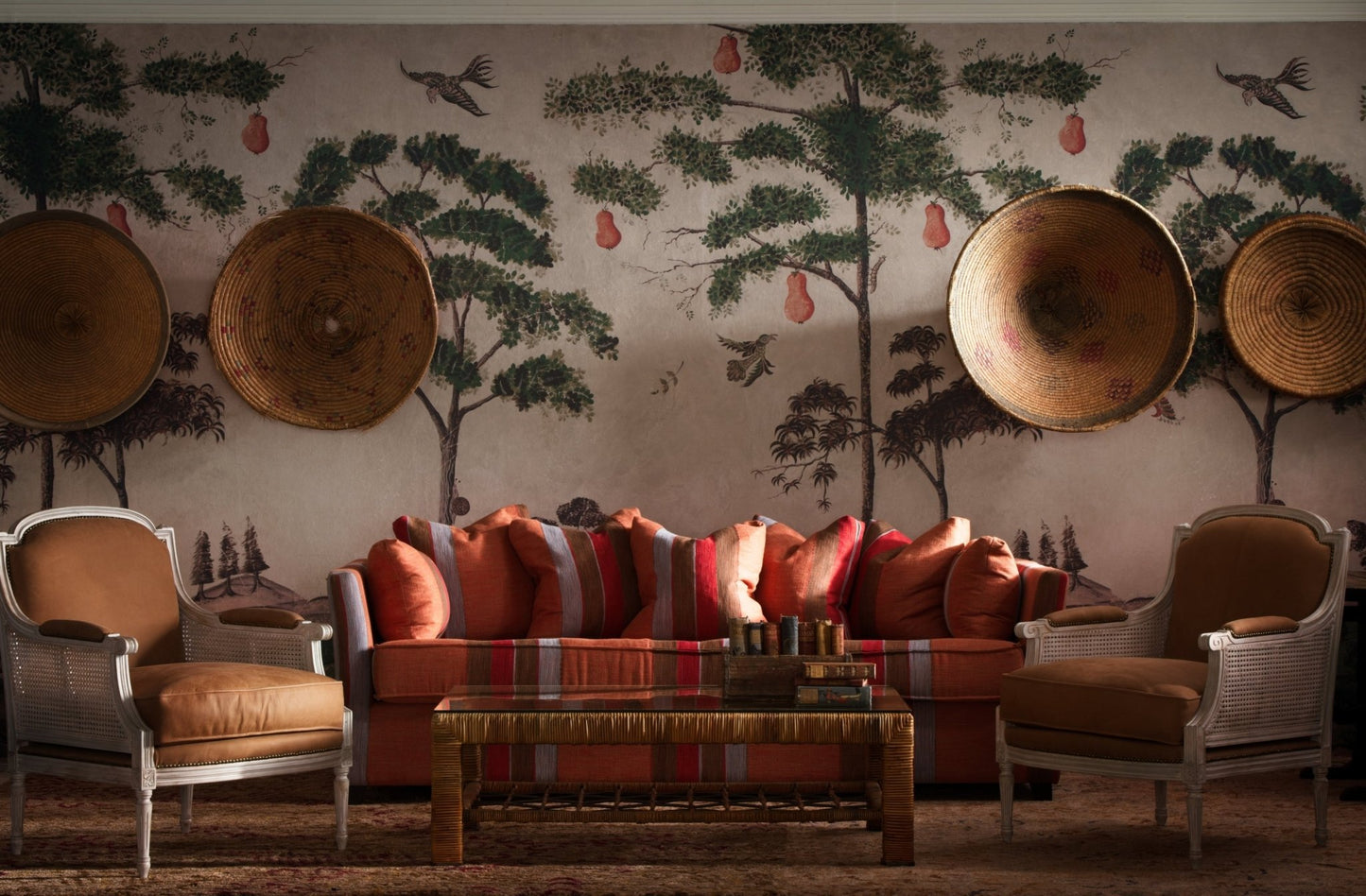 Mythical Land Wallpaper - Vellum - Andrew Martin - KKMYLAVE - Premier Wallcovering
