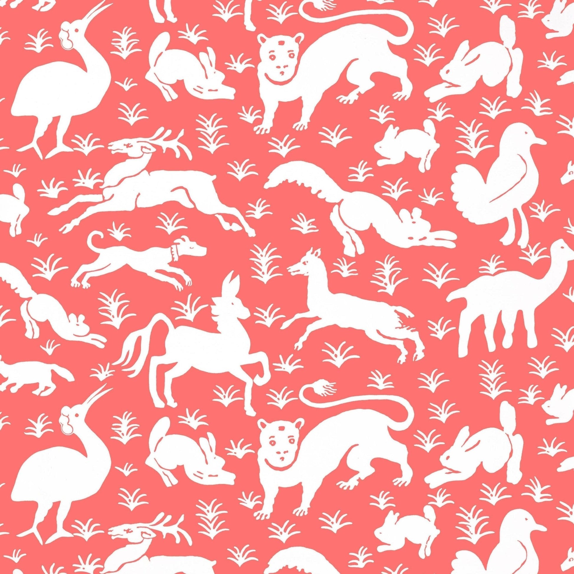 Nairobi Wallpaper - Pink - Thibaut - T13069 - Premier Wallcovering