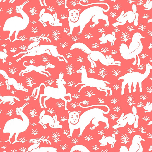 Nairobi Wallpaper - Pink - Thibaut - T13069 - Premier Wallcovering