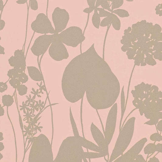 Nalina Wallpaper - Peach - HAMA111051 - Harlequin - Premier Wallcovering