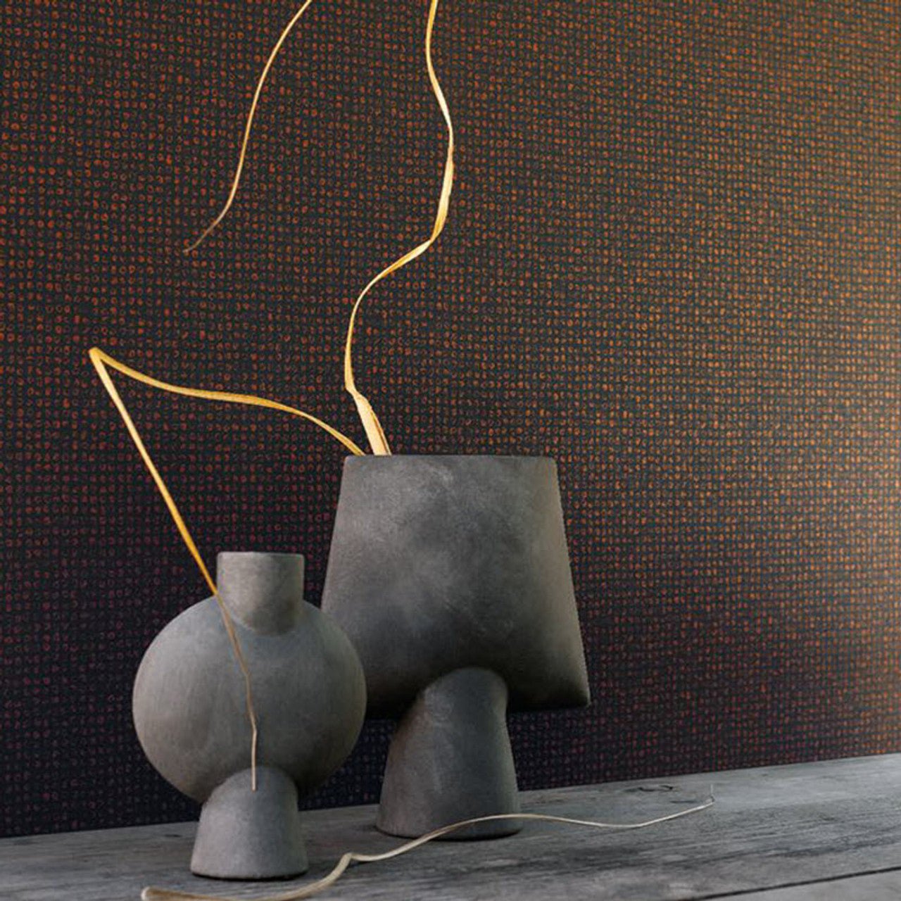 Namadji Nangara Wallpaper - Taupe - Casadeco - 84430104 - Premier Wallcovering