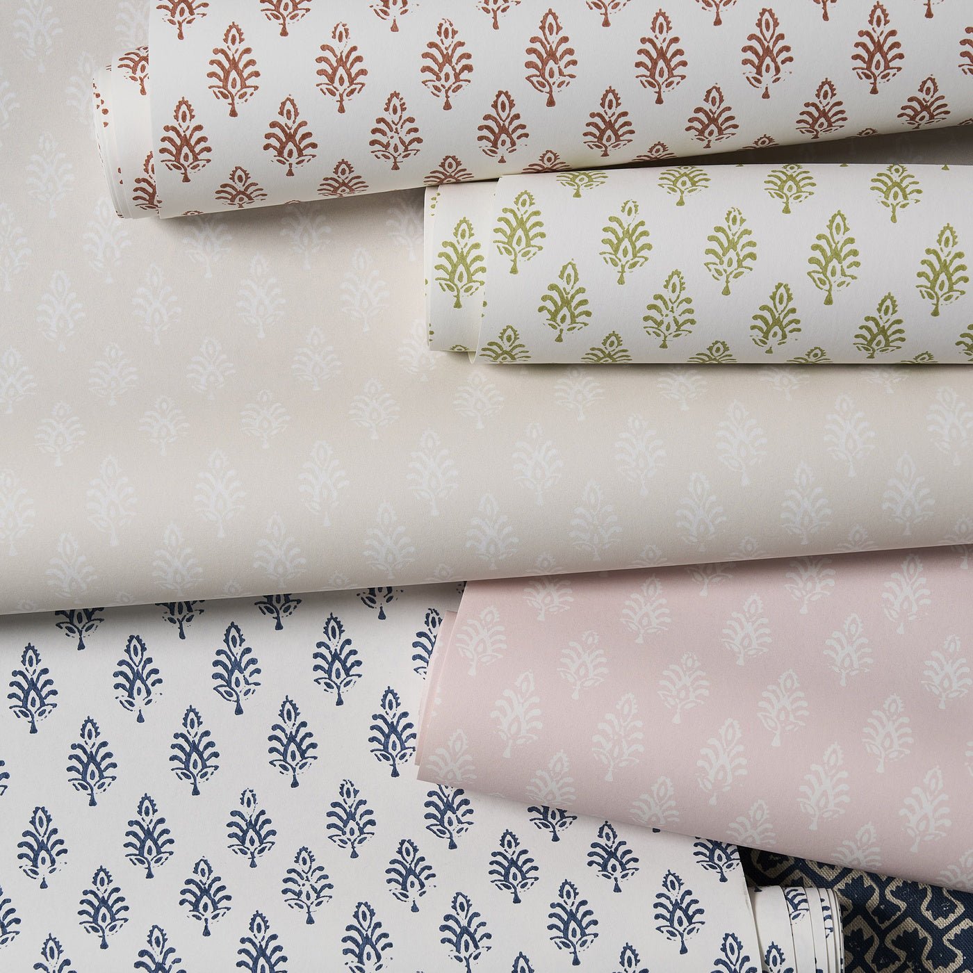 Nandana Wallpaper - Apple - Clarke & Clarke - W0238/01 - Premier Wallcovering