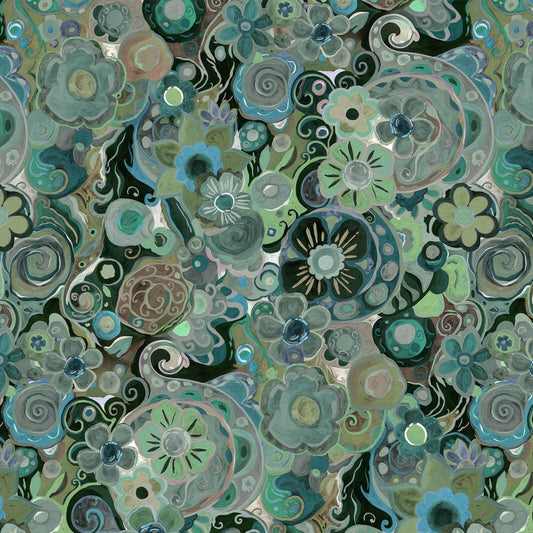 Nanjizal Wallpaper - House of Hackney - 1 - WA - NAN - DI - EME - XXX - Premier Wallcovering