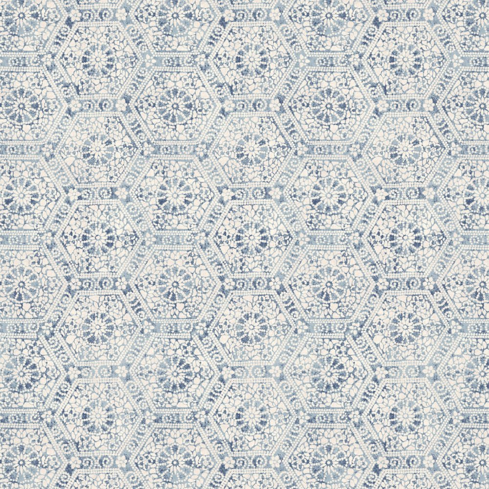 Nankeeng Wallpaper - Blue - Penny Morrison - NANKEENG-BLUE - Premier Wallcovering