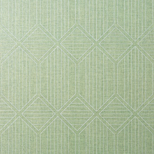 Naom Wallpaper - Green - Thibaut - T401 - Premier Wallcovering