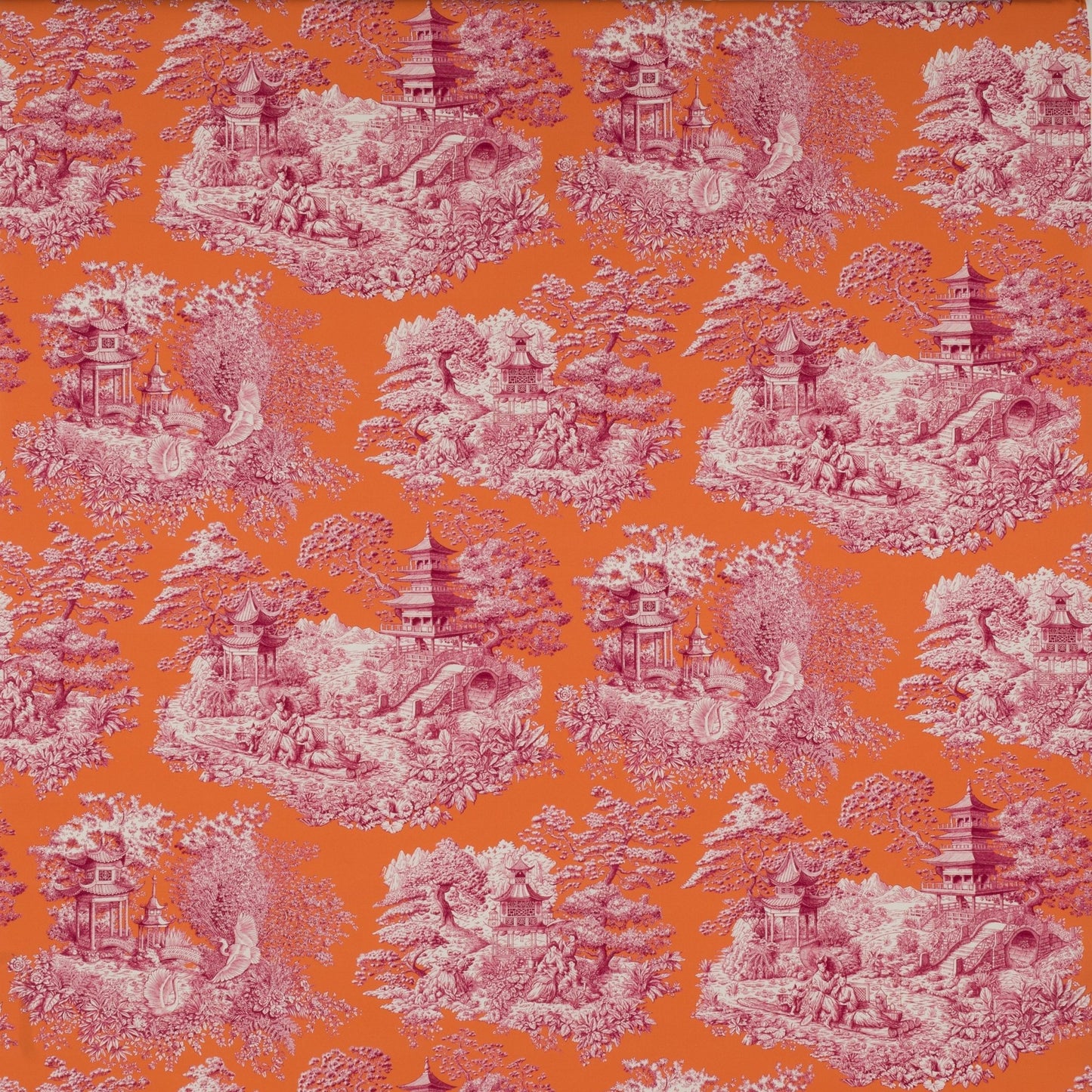 Nara Fabric - Abricot - Manuel Canovas - M4076-01 - Premier Wallcovering