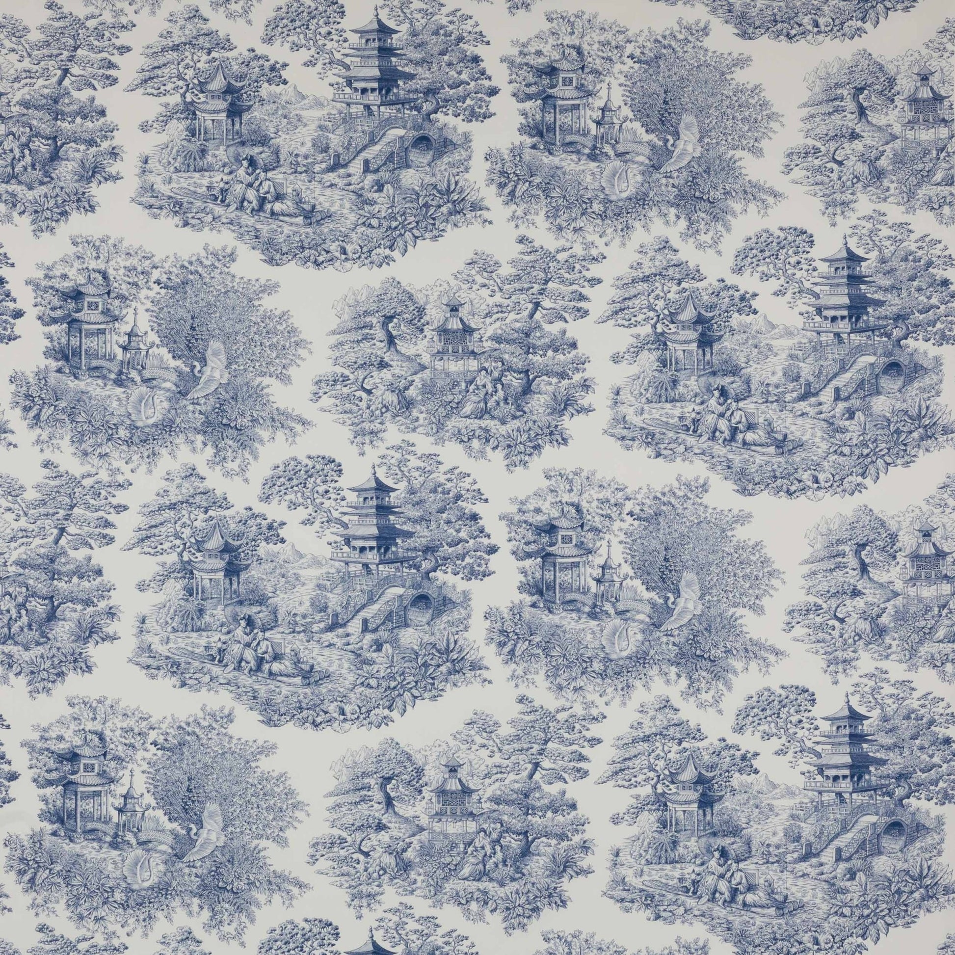 Nara Fabric - Celeste - Manuel Canovas - M4076-04 - Premier Wallcovering