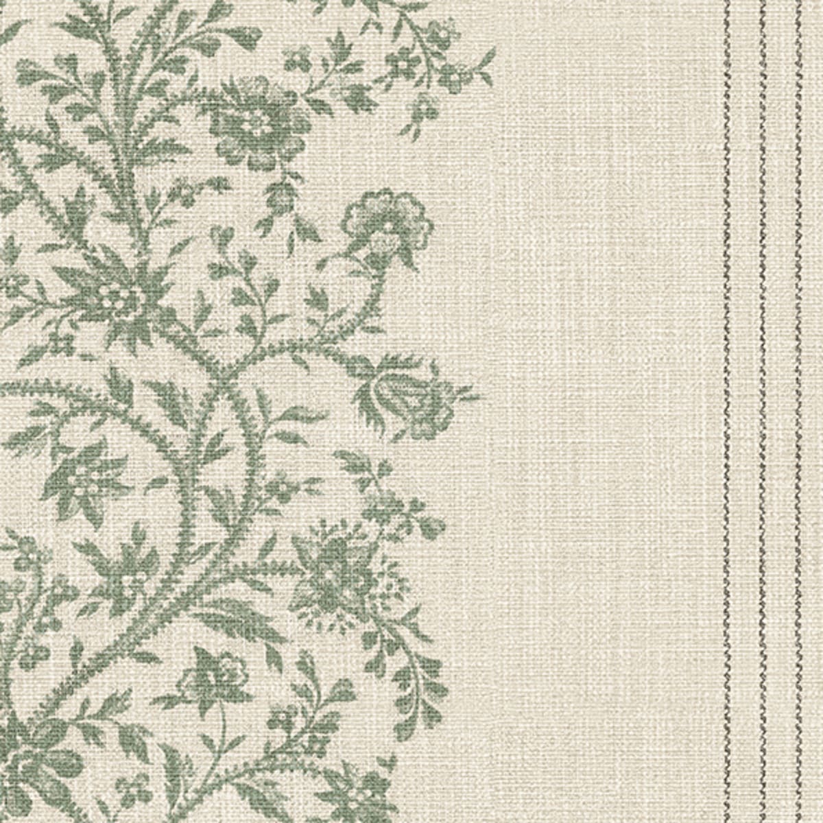 Natalie Wallpaper - Green - Sandberg - S10824 - Premier Wallcovering