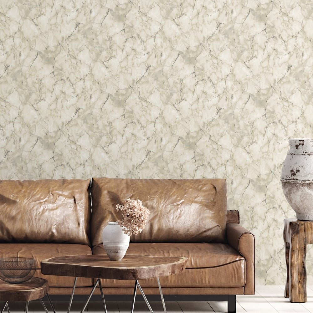 Natural FX 2 Marble Wallpaper - Bronze Brown / Beige - Galerie - G67752 - Premier Wallcovering