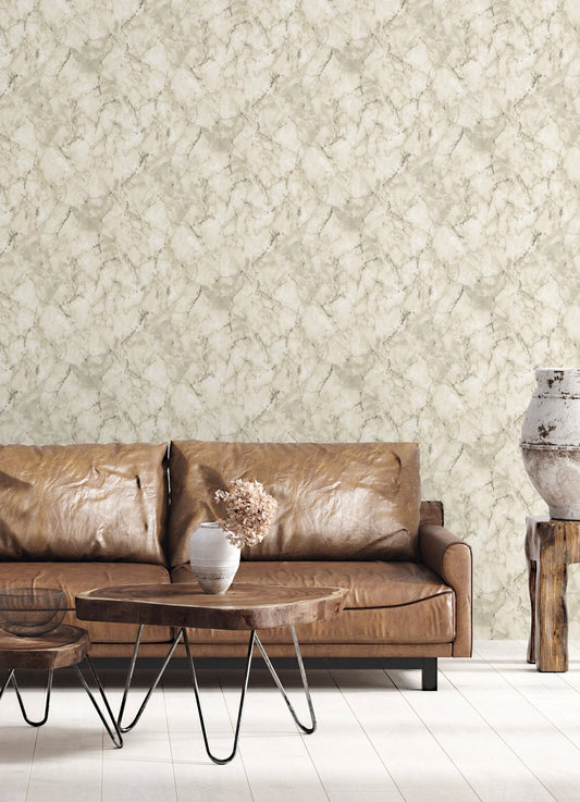 Natural FX 2 Marble Wallpaper - Bronze Brown / Beige - Galerie - G67752 - Premier Wallcovering
