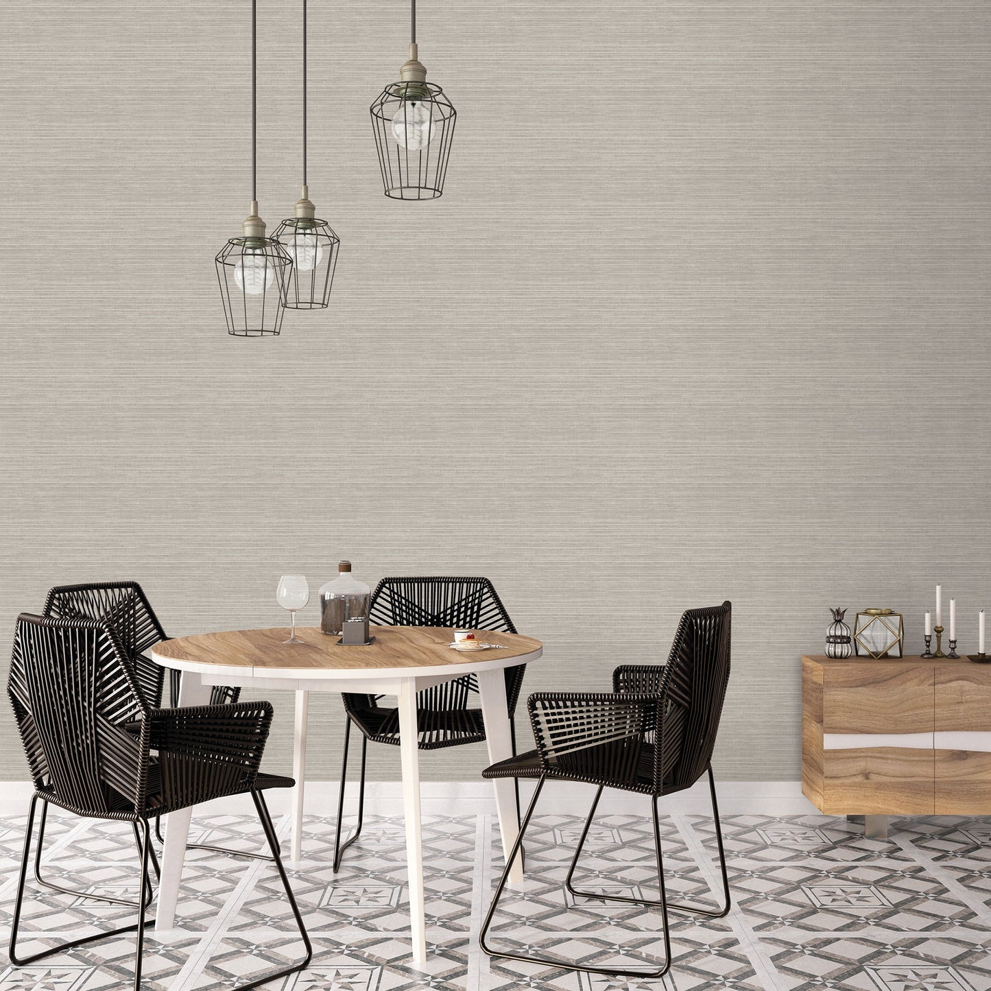 Natural FX 2 Seagrass Wallpaper - Brown - Galerie - G45420 - Premier Wallcovering