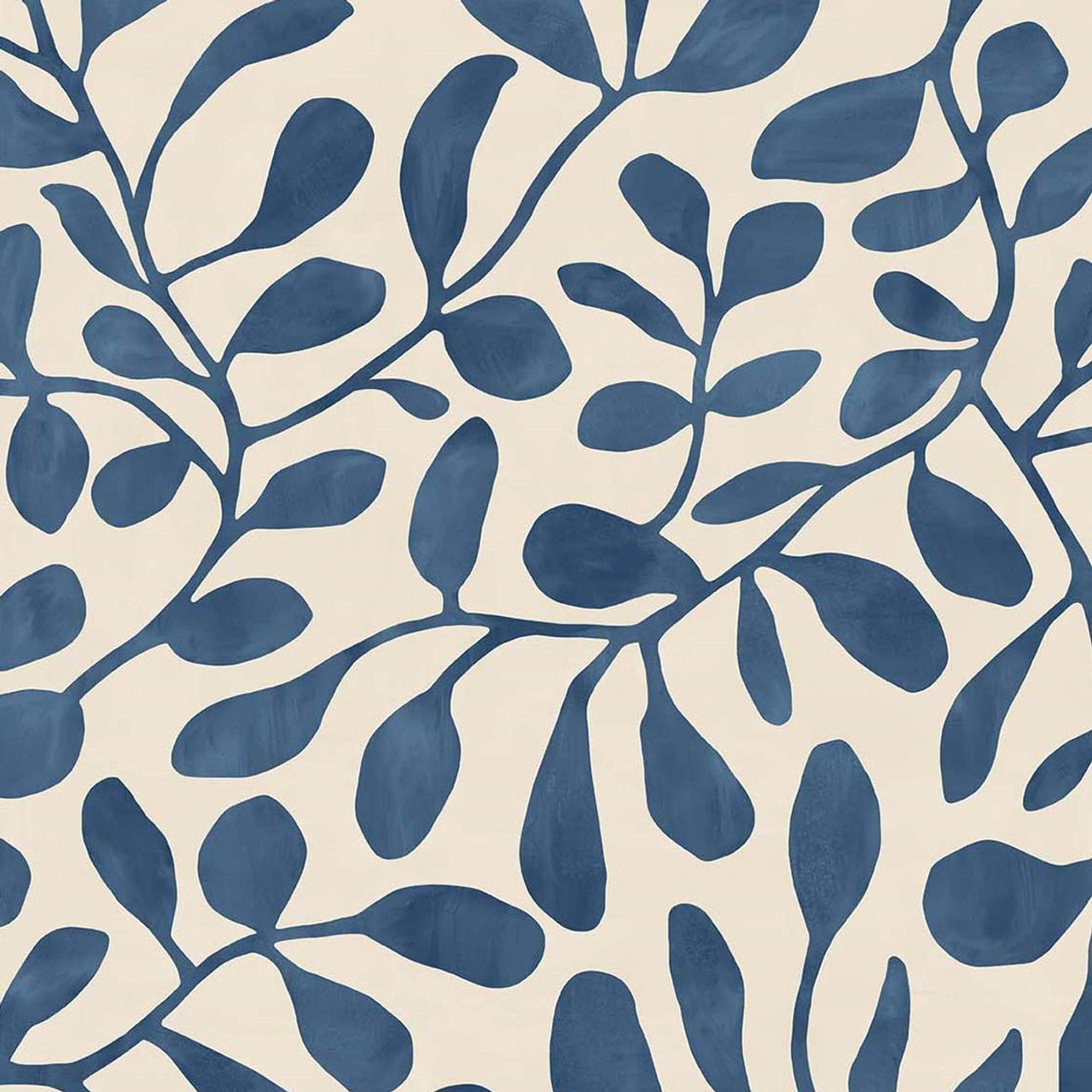 Natural Growth Twist Wallpaper - Navy - Eijffinger - 318035 - Premier Wallcovering