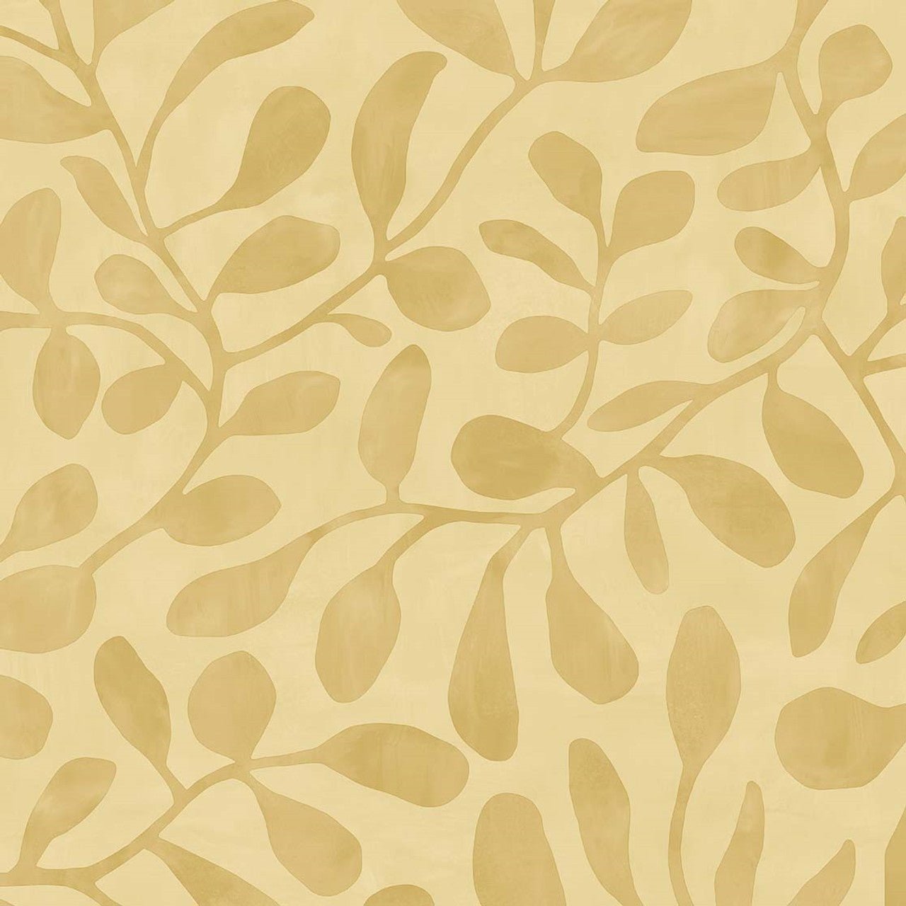 Natural Growth Twist Wallpaper - Yellow - Eijffinger - 318034 - Premier Wallcovering