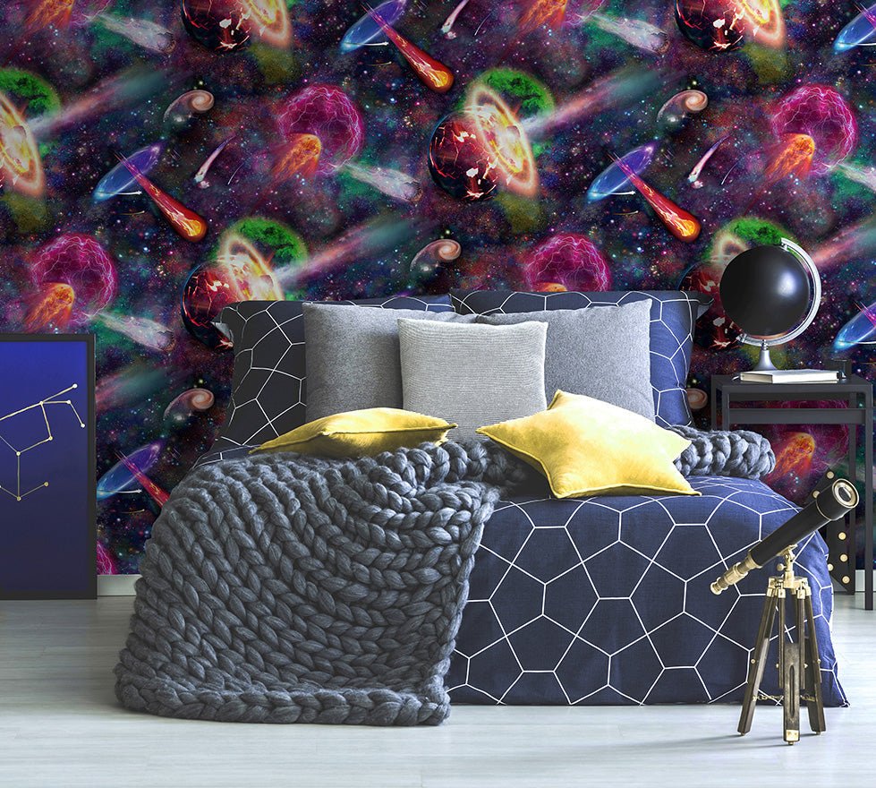 Nebula Wallpaper - Multi - Holden Décor - 13230 - Premier Wallcovering