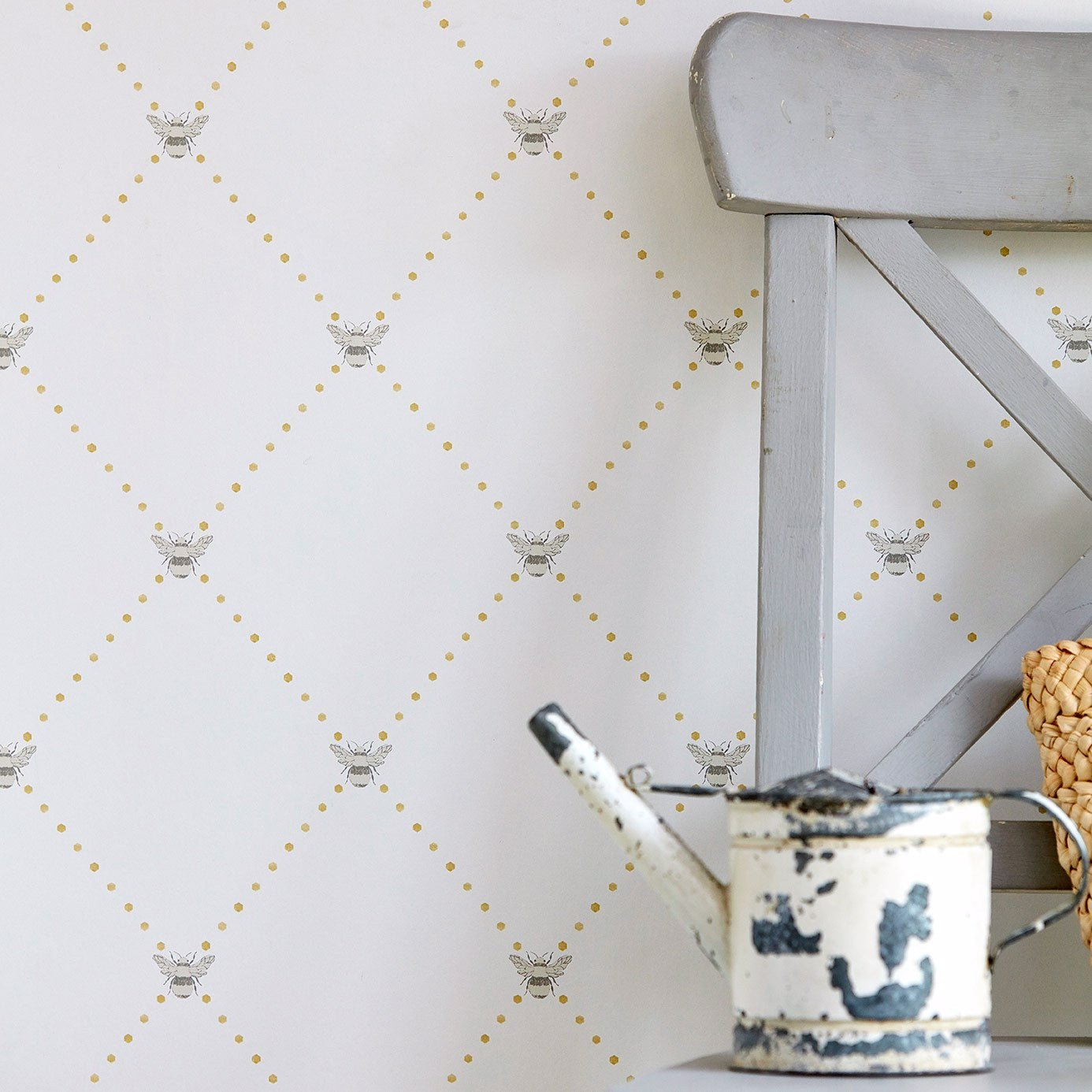 Nectar Wallpaper - Mineral/Dove - Sanderson - DHPO216354 - Premier Wallcovering