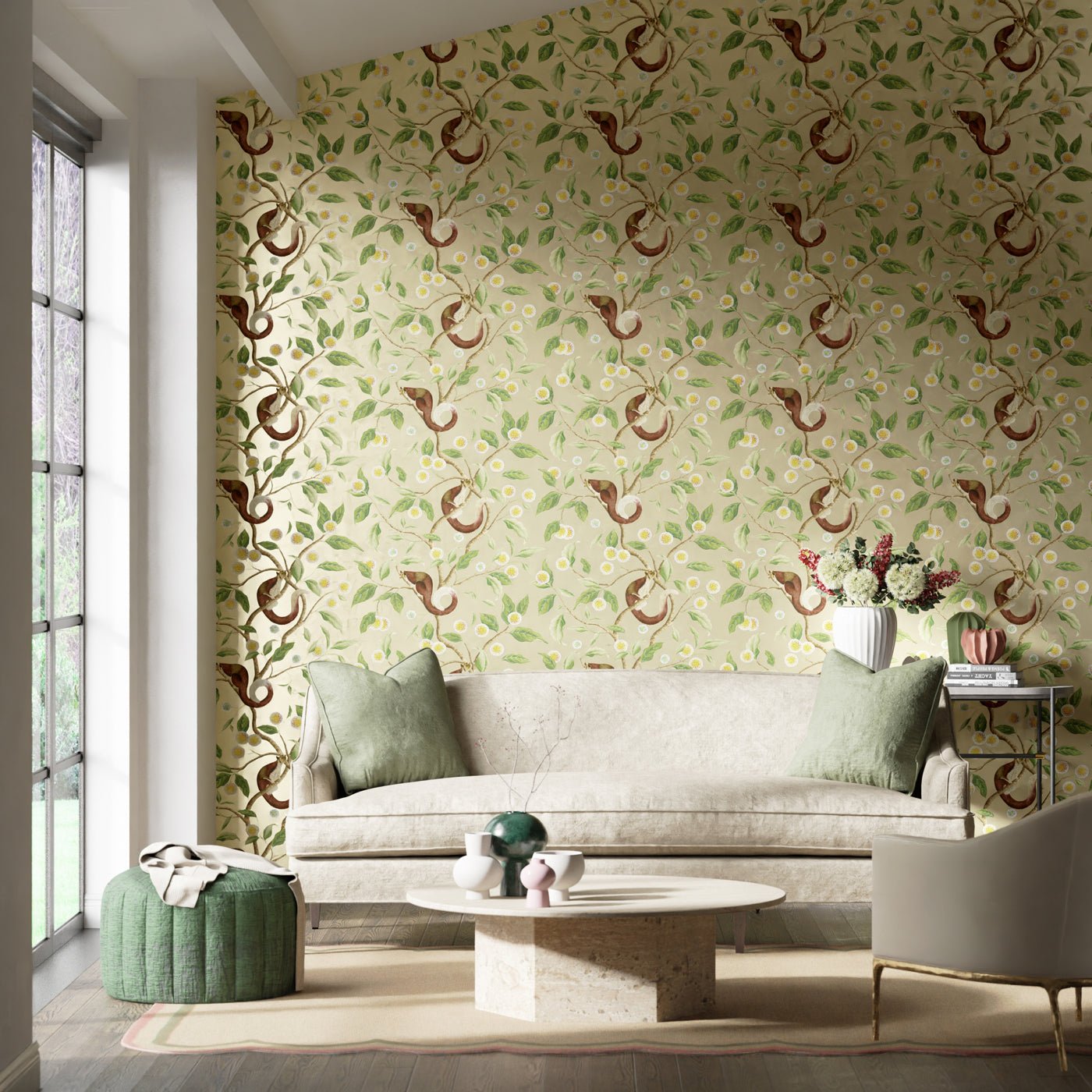 Nellie Wallpaper - Gilver/Meadow - Harlequin - HDHW112904 - Premier Wallcovering