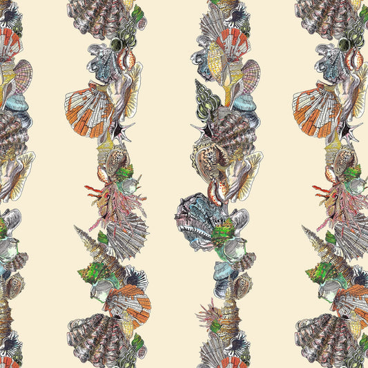 Neptune Stripe Wallpaper - Natural - Fraiche - WP18001 - Premier Wallcovering