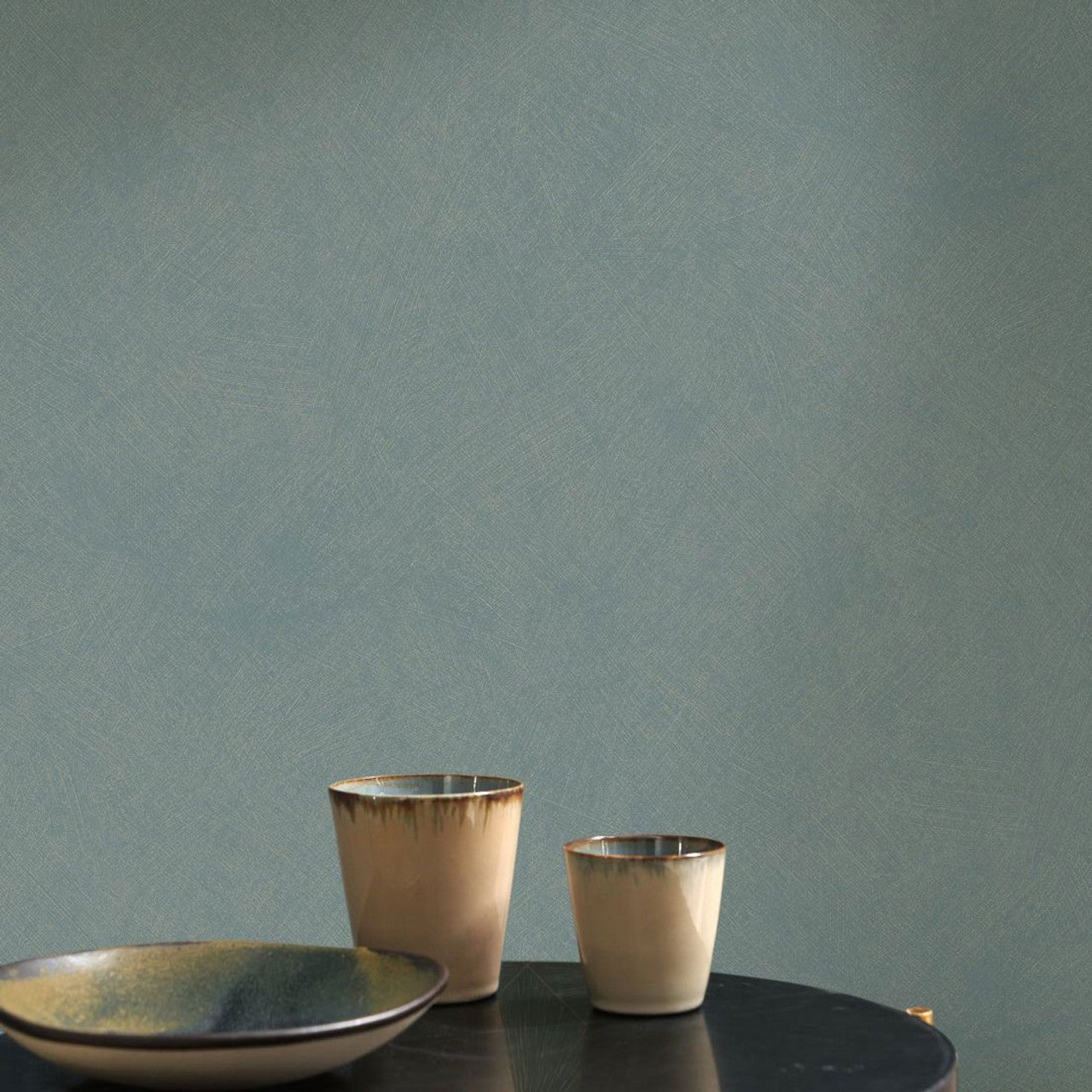 Nest Wallpaper - Bleu Orage - Casadeco - 201006464 - Premier Wallcovering