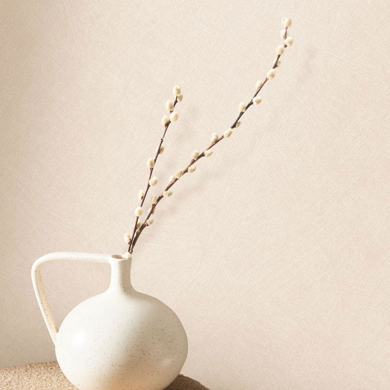 Nest Wallpaper - Blanc Craie - Casadeco - 201000303 - Premier Wallcovering