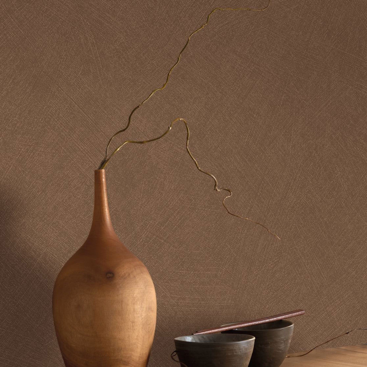 Nest Wallpaper - Cacao - Casadeco - 201002808 - Premier Wallcovering