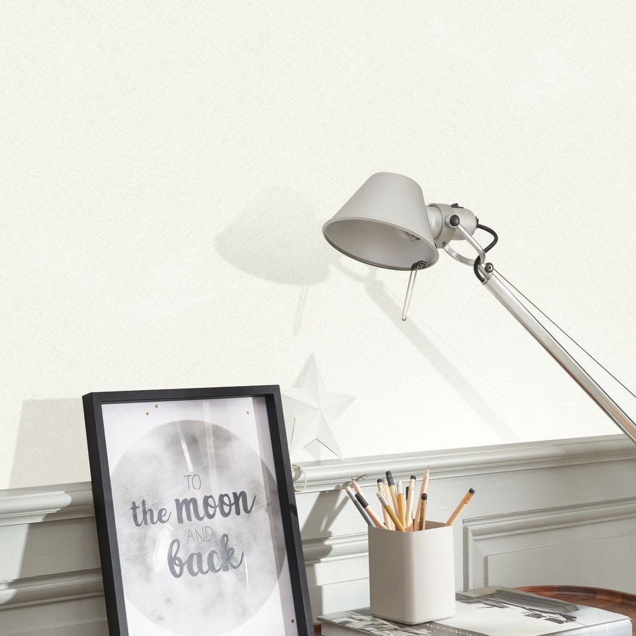 Nest Wallpaper - Blanc Polaire - Casadeco - 201000101 - Premier Wallcovering