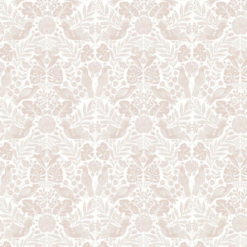 Nestle Wallpaper - Pink - A Street Prints - FD27002 - Premier Wallcovering