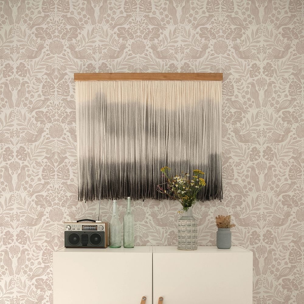 Nestle Wallpaper - Pink - A Street Prints - FD27002 - Premier Wallcovering