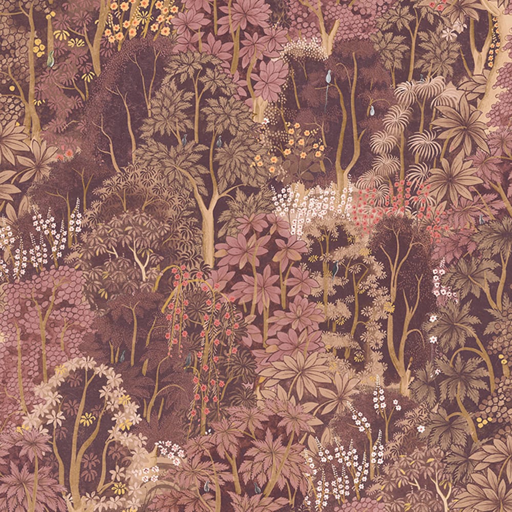 New Eden Wallpaper - Mulberry - Graham & Brown - 121469 - Premier Wallcovering