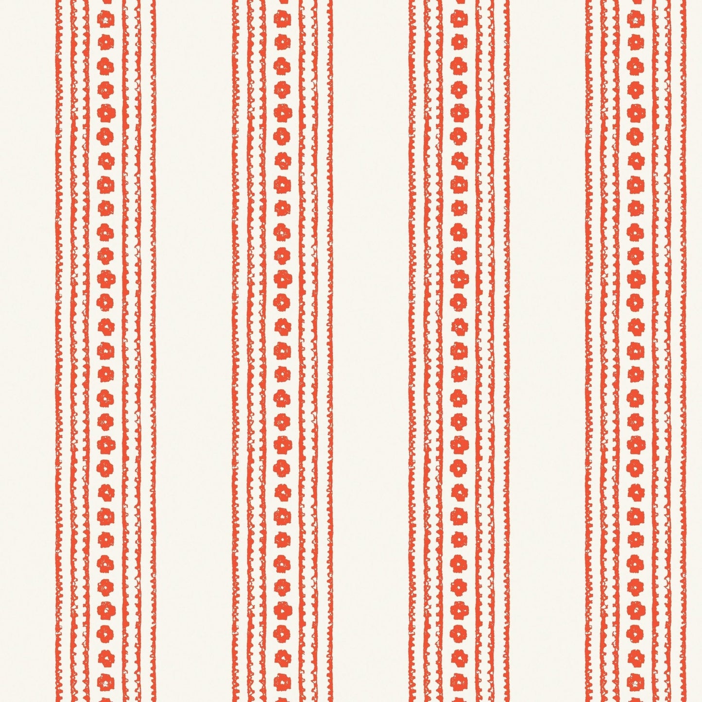 New Haven Stripe Wallpaper - Coral - Thibaut - T10606 - Premier Wallcovering