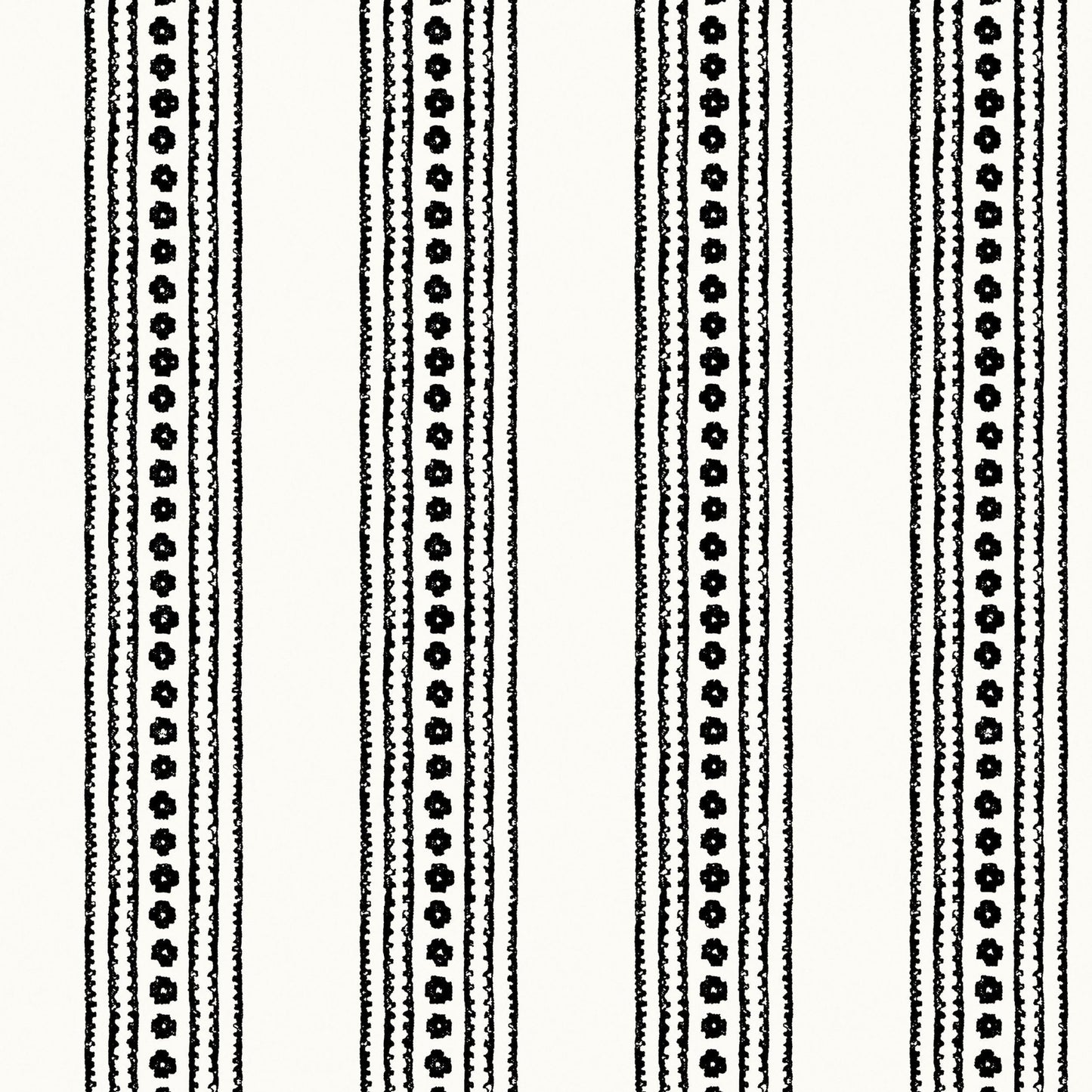 New Haven Stripe Wallpaper - Black - Thibaut - T10611 - Premier Wallcovering