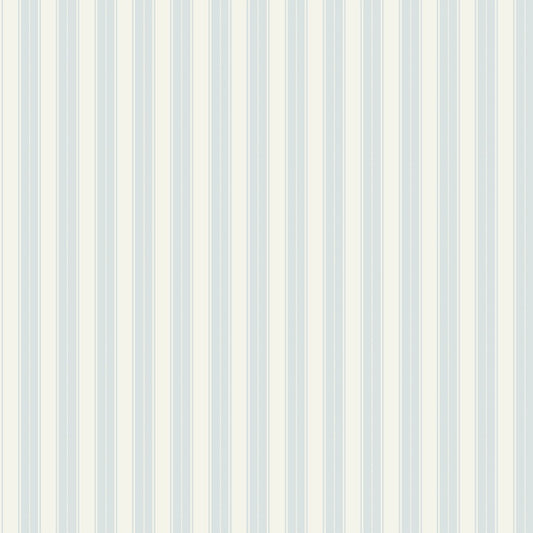 Newport Stripes Wallpaper - Blue - Summer Gray - Premier Wallcovering