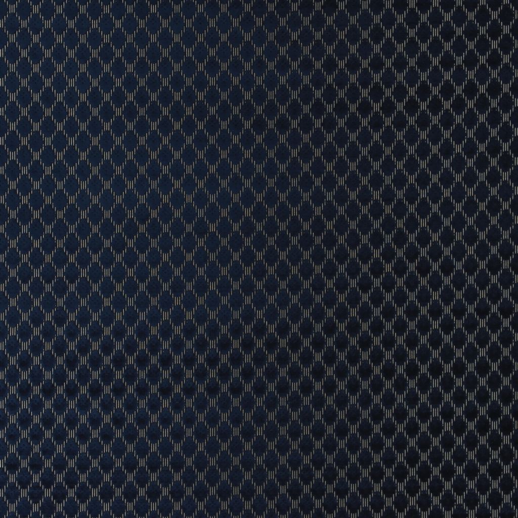 Nimes Pastis Fabric - Bleu Nuit - Christian Lacroix - FCL024/02 - Premier Wallcovering