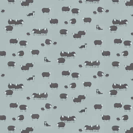 Nip & Lassie Wallpaper - Celestial Blue - Little Greene - 0231NICELES - Premier Wallcovering